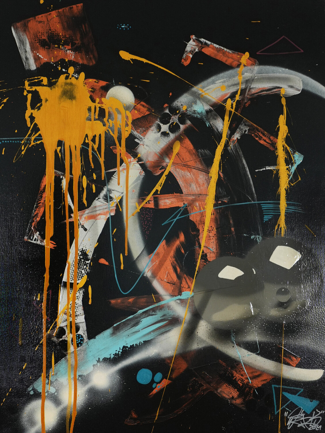 Graff N°813 Parscha Mirghawameddin Original painting for sale