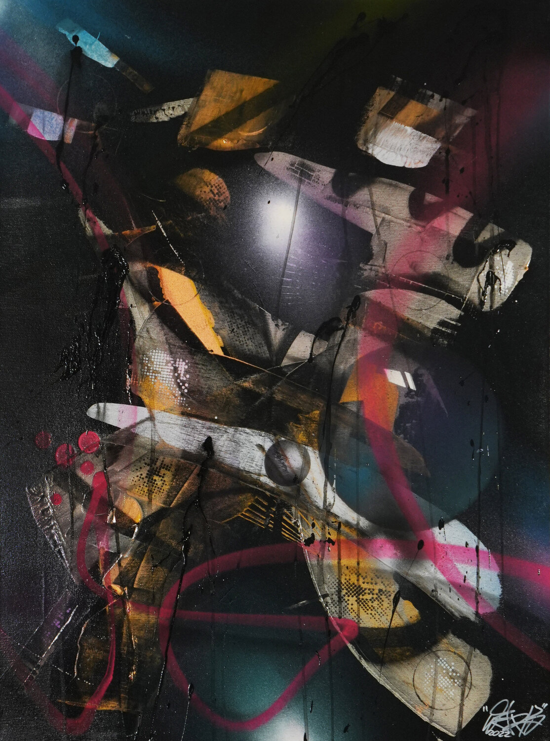 Graff N°845 Parscha Mirghawameddin Original painting for sale