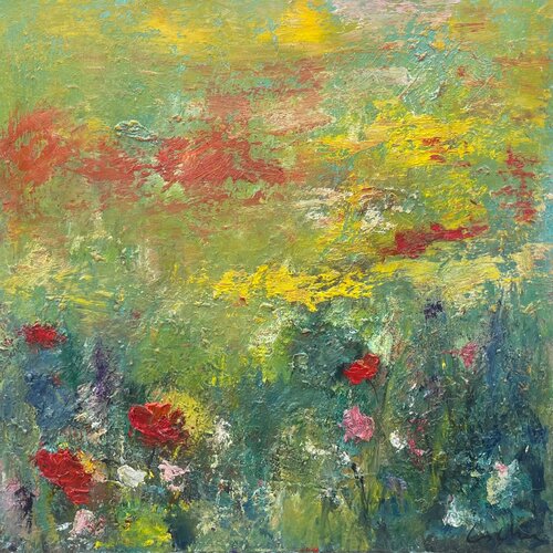 Èxtasi en el turó by Esther Tenedor, Painting for Sale on Select