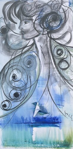 Ocellets de paper 4 by Esther Tenedor, Painting for Sale on Select