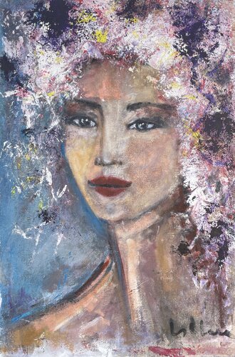 Tossuda Primavera by Esther Tenedor, Painting for Sale on Select
