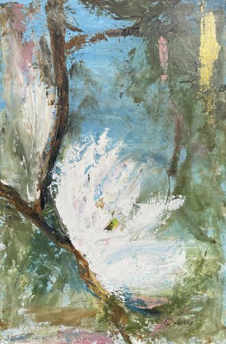 Enlluernar la llum by Esther Tenedor, Painting for Sale on Select