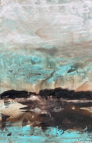 Hemisferis d'Aurores by Esther Tenedor, Painting for Sale on Select