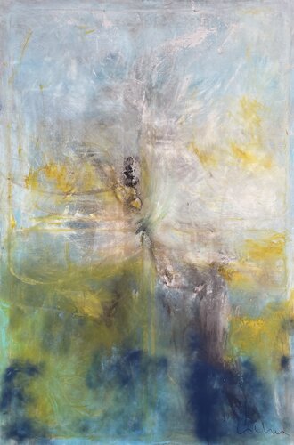 Dança entre nebuloses by Esther Tenedor, Painting for Sale on Select