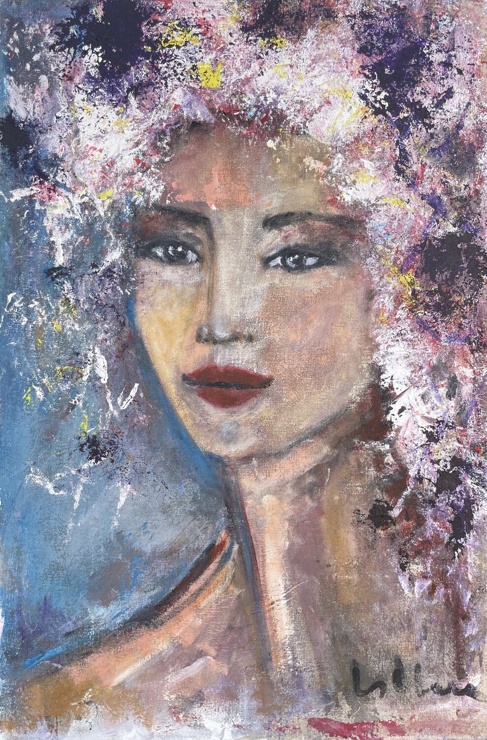 Tossuda Primavera Esther Tenedor Original painting for sale