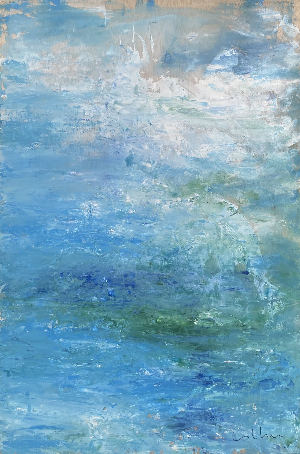 Llimerols a l'estany Esther Tenedor Original painting for sale