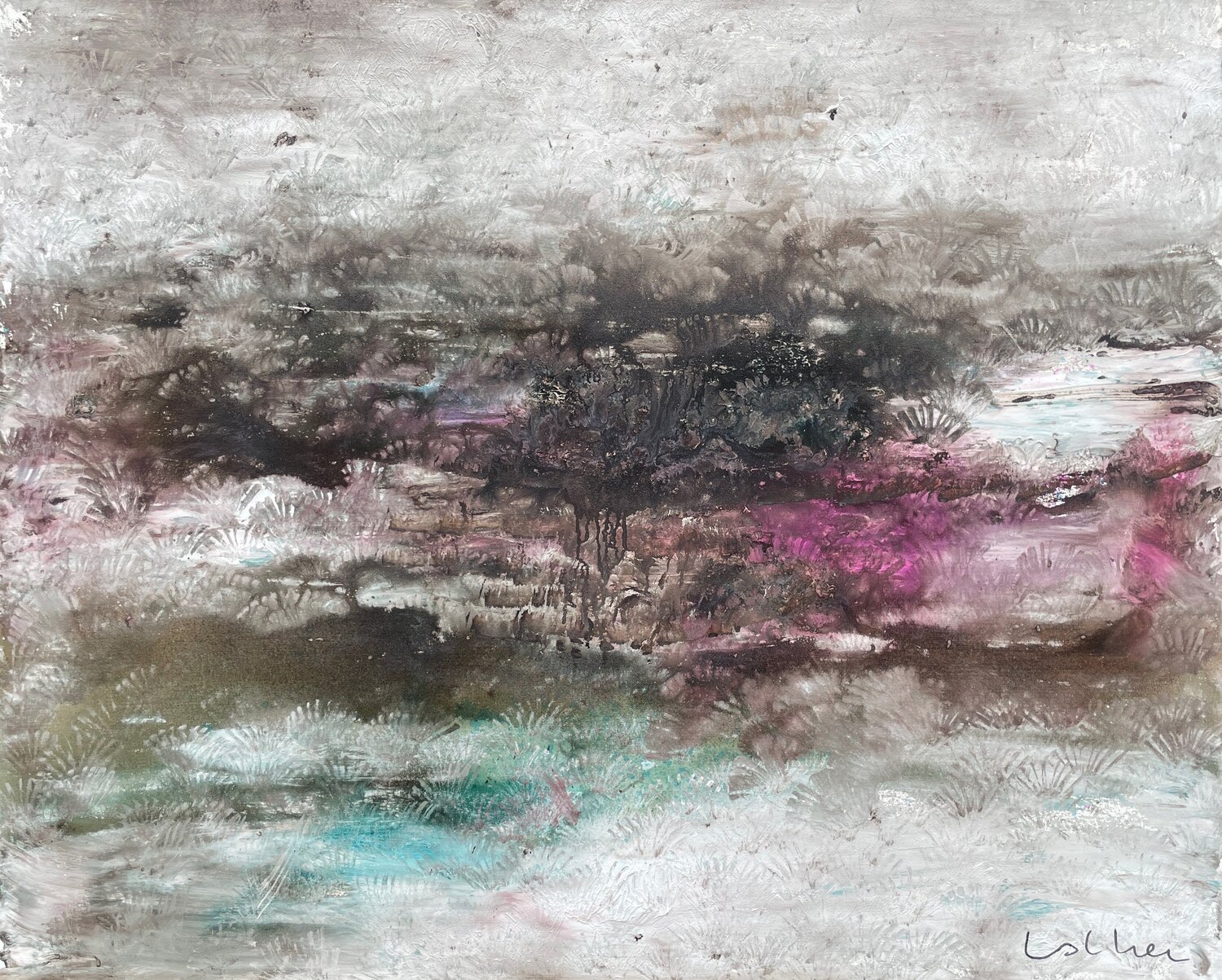 Panorama de energias Esther Tenedor Original painting for sale