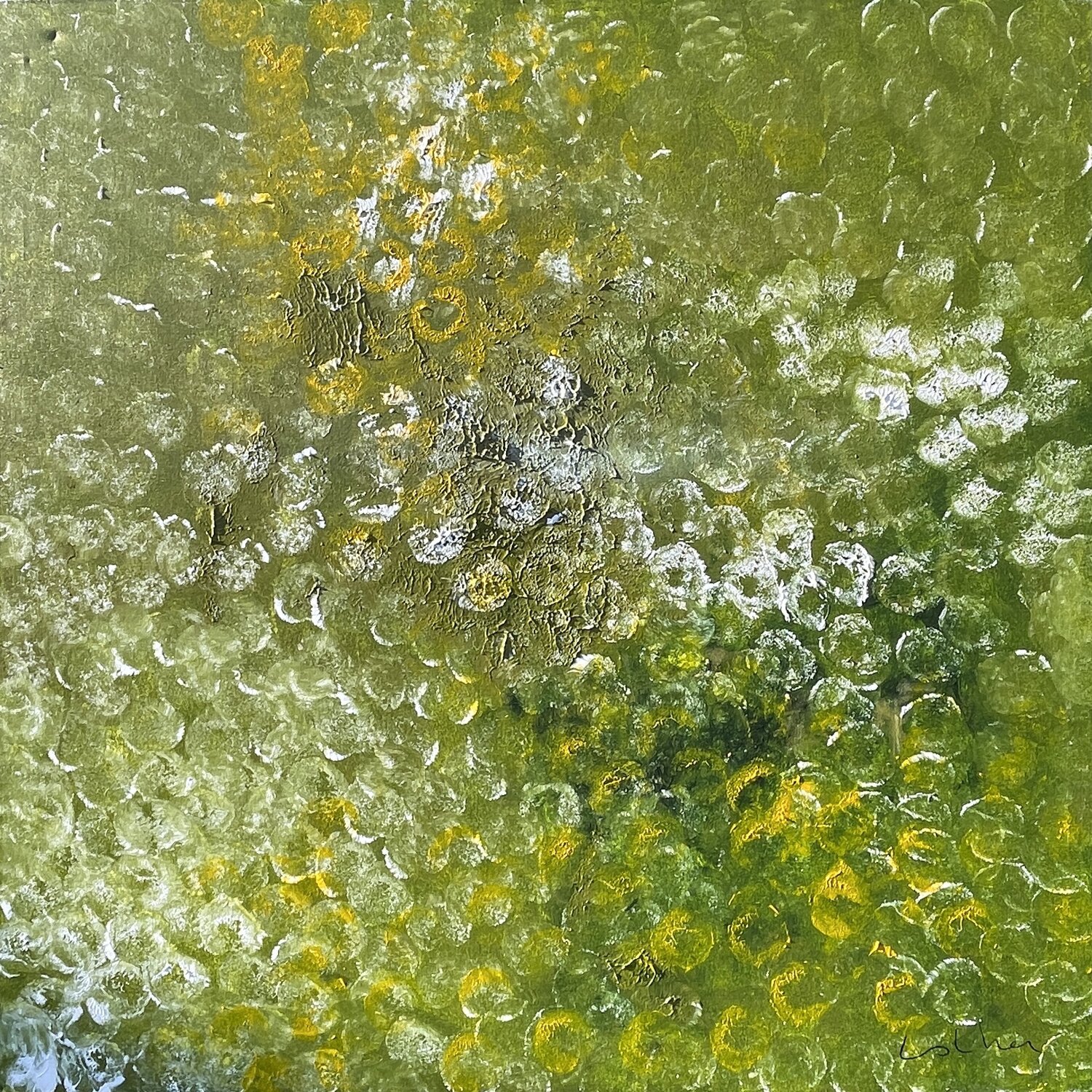 Bubbles I Esther Tenedor Original painting for sale
