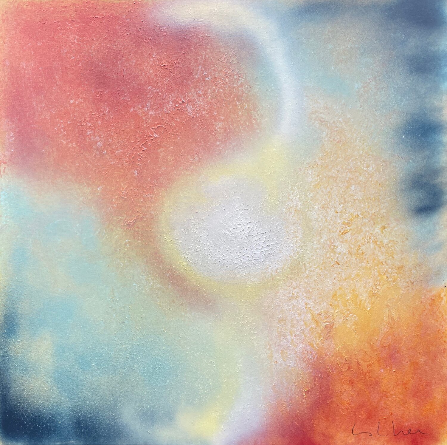 Telepatia Esther Tenedor Original painting for sale