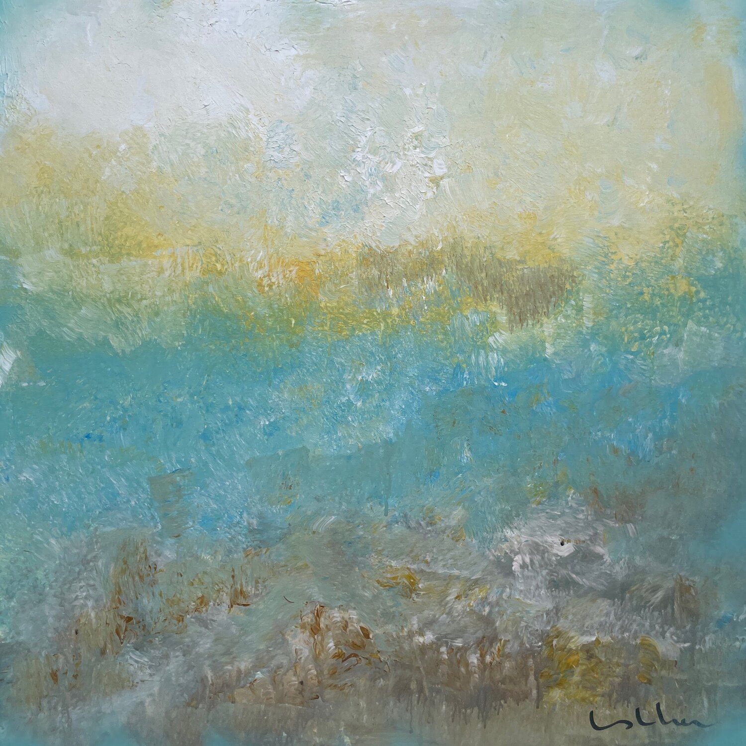 Costa Brava III Esther Tenedor Original painting for sale