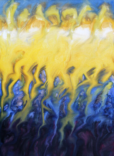 Composition colorée CCT 667 by Eric Winzenried, Painting for Sale on Select