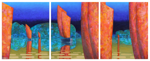 La régate flambeau by Eric Winzenried, Painting for Sale on Select