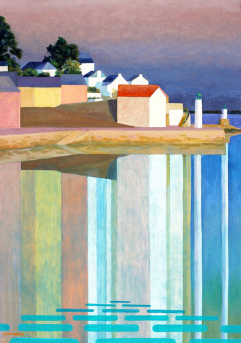 Reflets libres à Sauzon by Eric Winzenried, Painting for Sale on Select