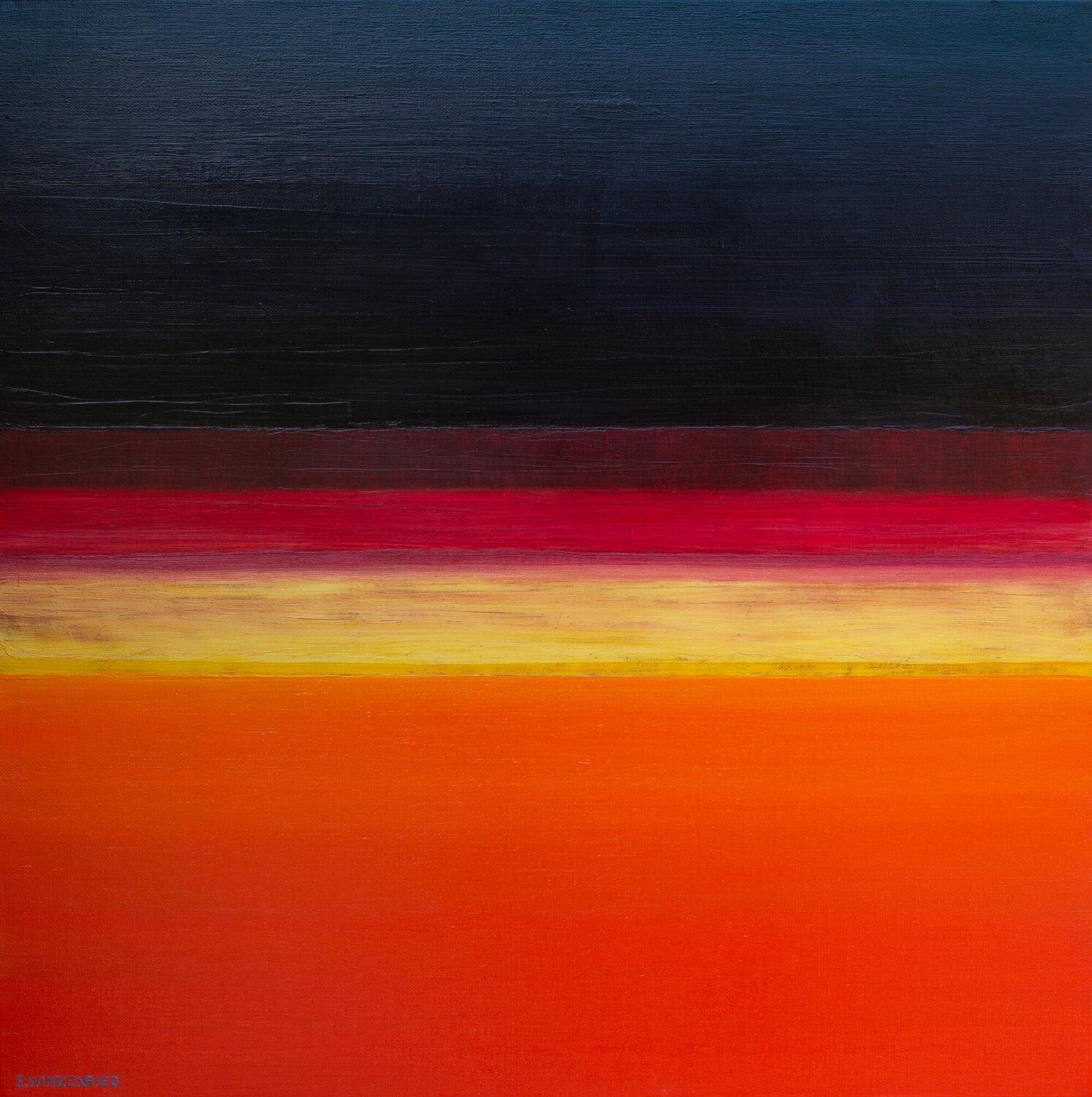 Le paysage d'abondance Eric Winzenried Original painting for sale
