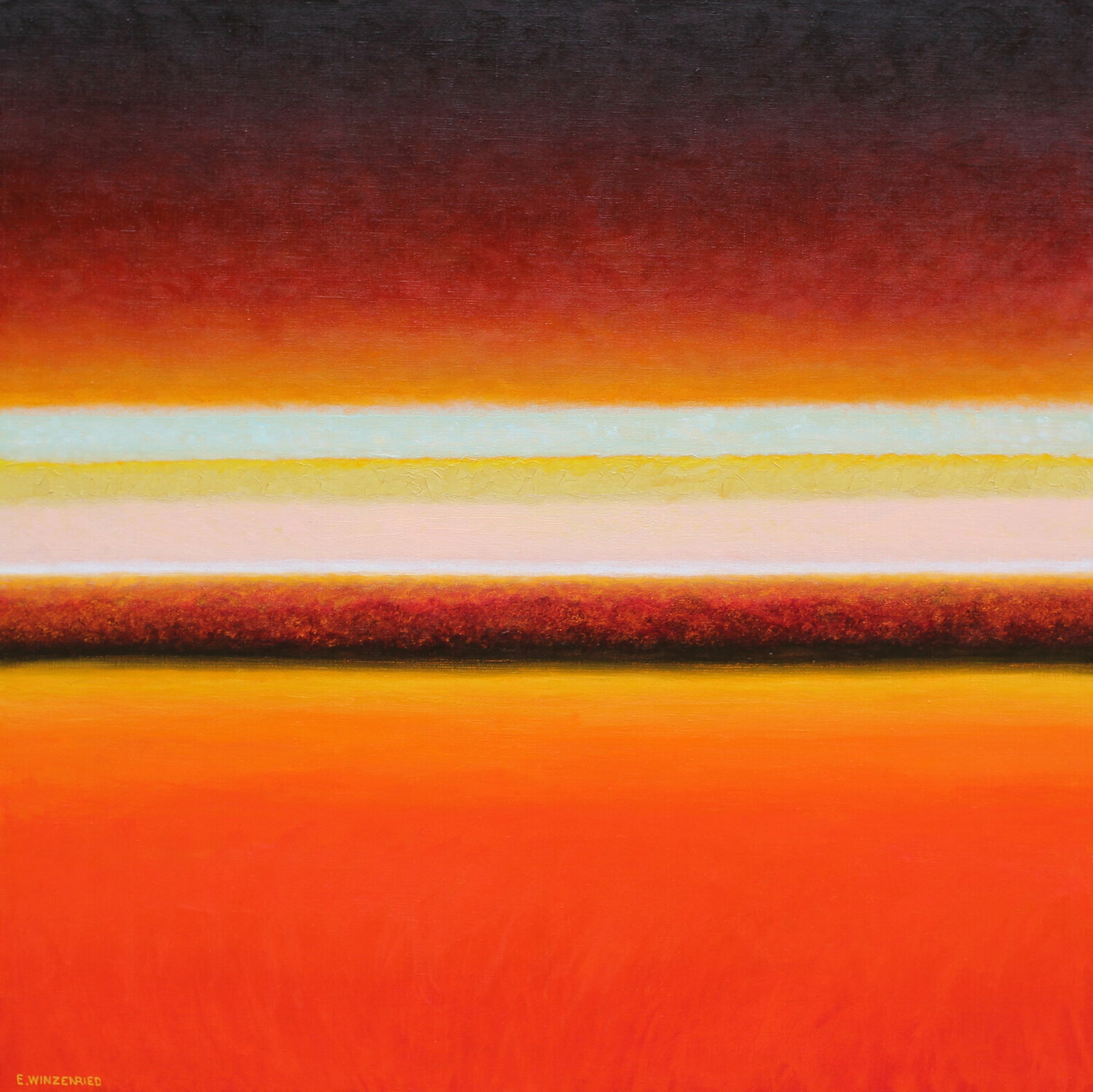 Paysage de Saskya Eric Winzenried Original painting for sale