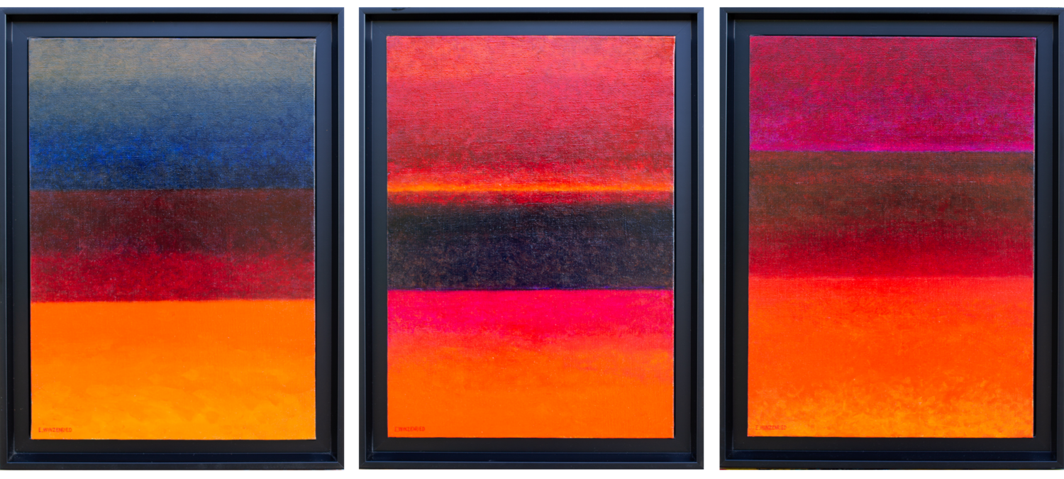 Triade de la réponse ; oui, non, peut être Eric Winzenried Original painting for sale