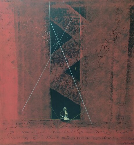 GANDHI by Giancarlo Siniscalchi, Painting for Sale on Select