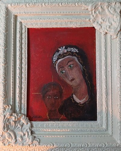 Madonna con bambino by Giancarlo Siniscalchi, Painting for Sale on Select