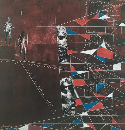 RIACE by Giancarlo Siniscalchi, Painting for Sale on Select