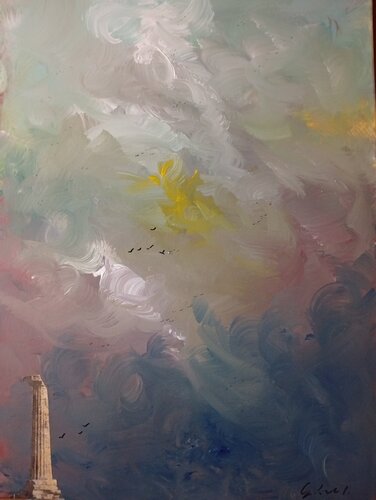 Crepuscolo Magno Greco by Giancarlo Siniscalchi, Painting for Sale on Select