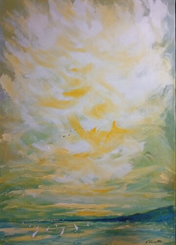 Nuvole by Giancarlo Siniscalchi, Painting for Sale on Select