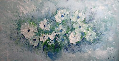 Vaso con fiori by Giancarlo Siniscalchi, Painting for Sale on Select