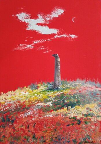 Tra Passato e presente (paesaggio) by Giancarlo Siniscalchi, Painting for Sale on Select