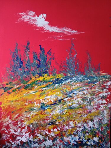 Rouge by Giancarlo Siniscalchi, Painting for Sale on Select