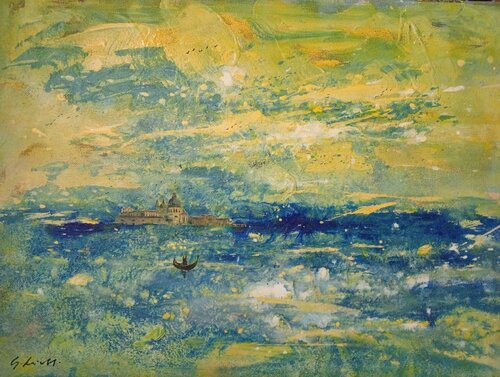 Giallo Venezia by Giancarlo Siniscalchi, Painting for Sale on Select