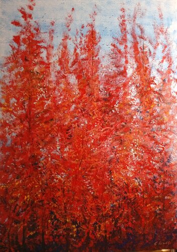 Bosco d' Autunno by Giancarlo Siniscalchi, Painting for Sale on Select