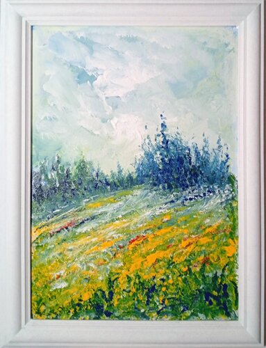 Paesaggio agreste by Giancarlo Siniscalchi, Painting for Sale on Select