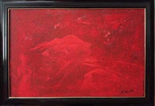 Sequenze in rosso by Giancarlo Siniscalchi, Painting for Sale on Select