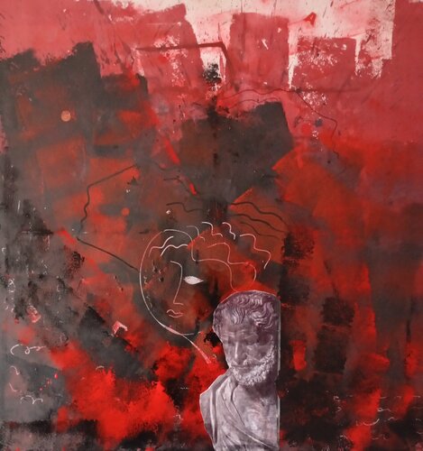 Pythagoras e Hera by Giancarlo Siniscalchi, Painting for Sale on Select
