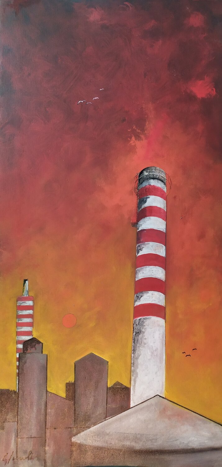 Ciminiere Giancarlo Siniscalchi Original painting for sale
