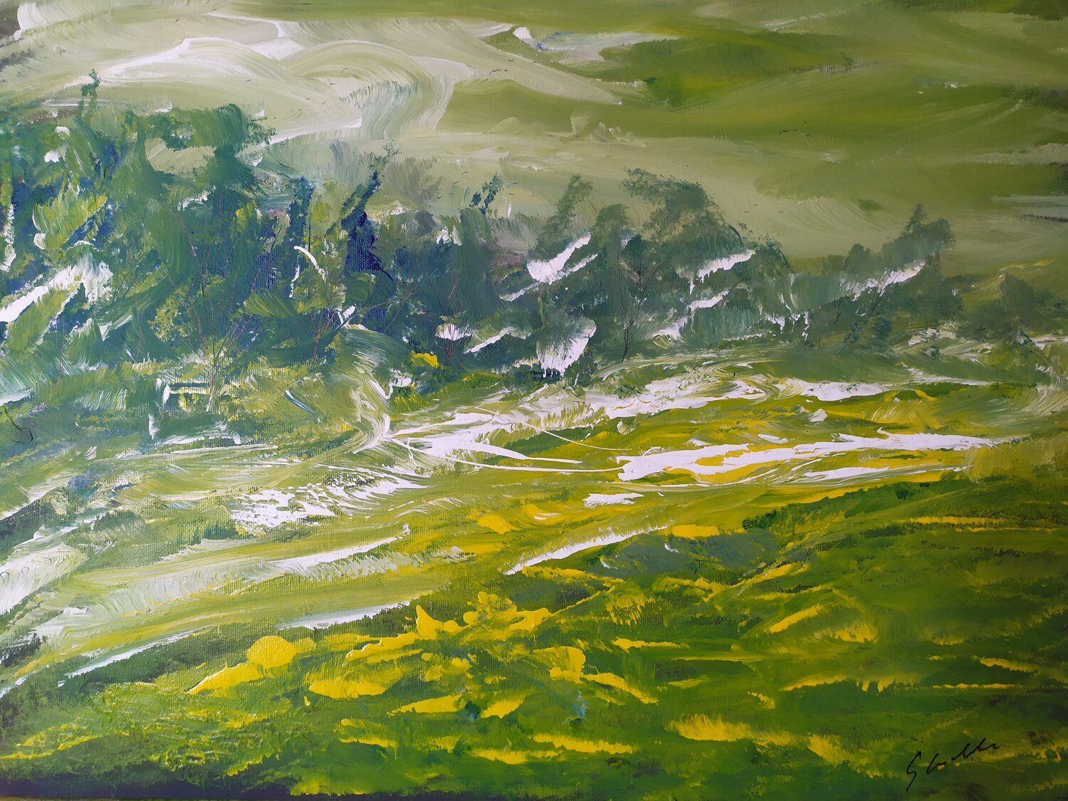 Impressioni Giancarlo Siniscalchi Original painting for sale
