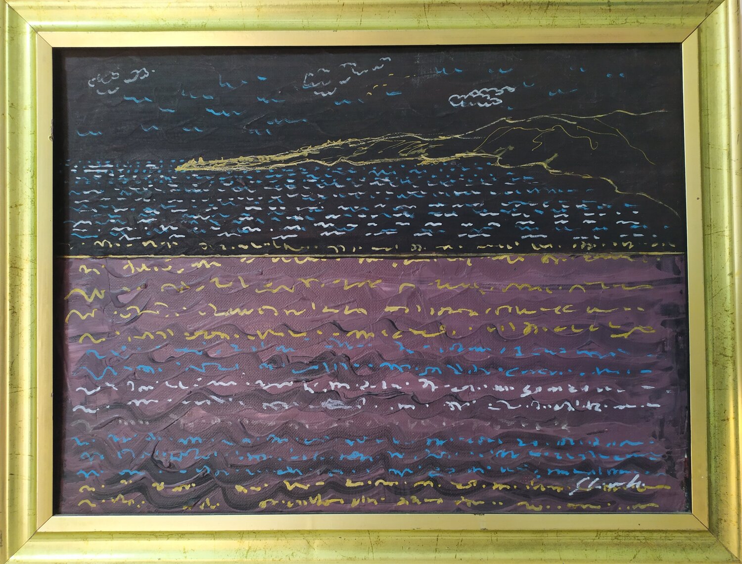 Paesaggio marino Giancarlo Siniscalchi Original painting for sale