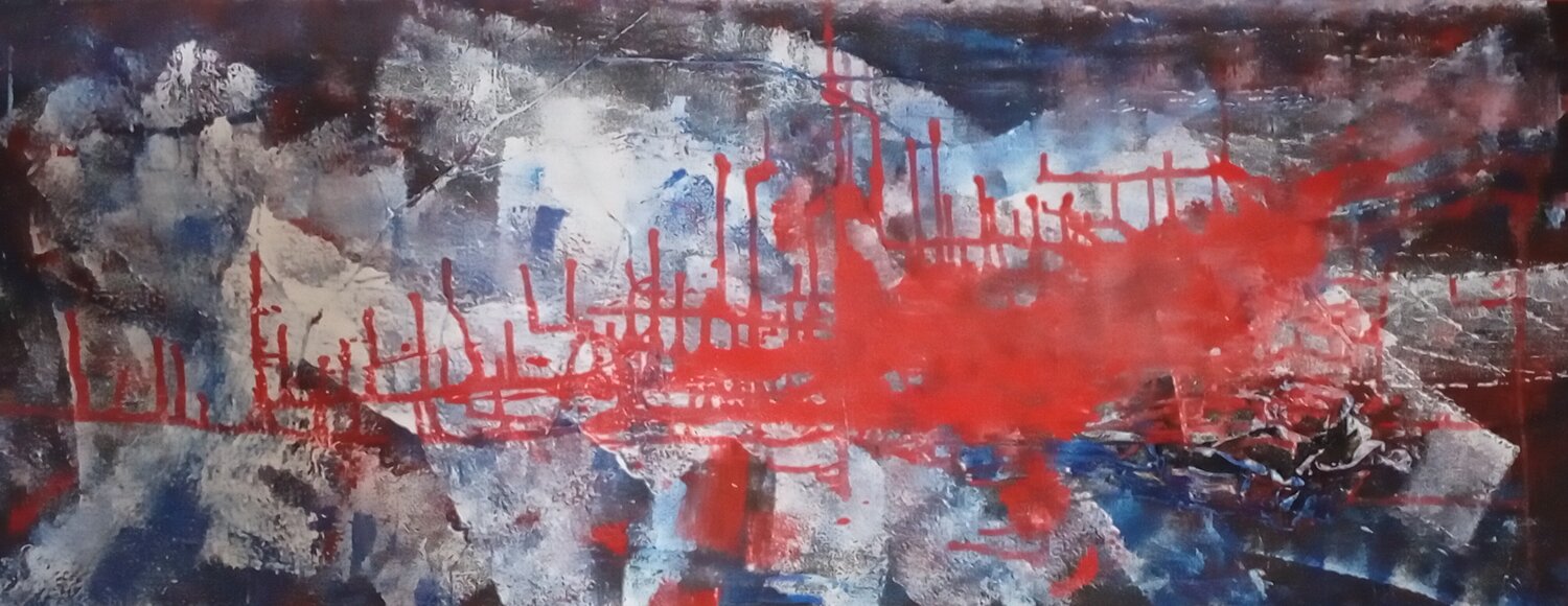 Contrasti Giancarlo Siniscalchi Original painting for sale