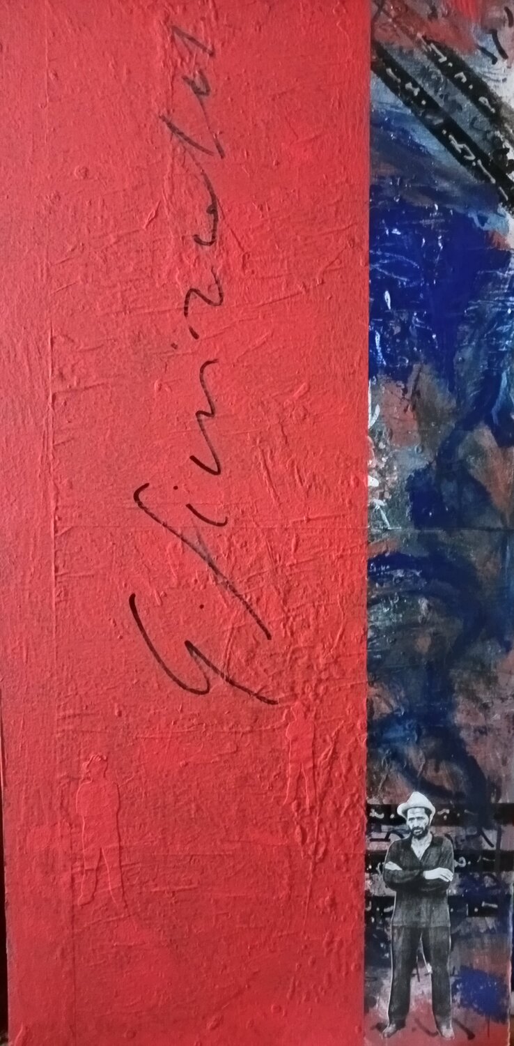 Tracce d' artista Giancarlo Siniscalchi Original painting for sale
