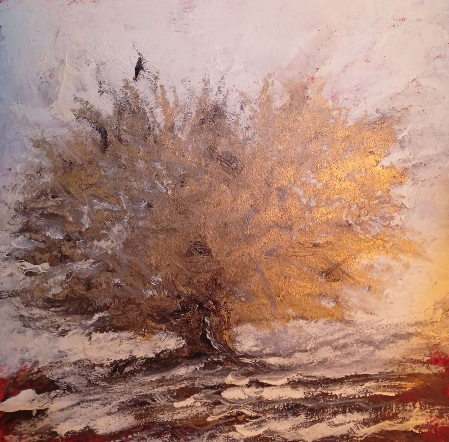 L' albero secolare Giancarlo Siniscalchi Original painting for sale