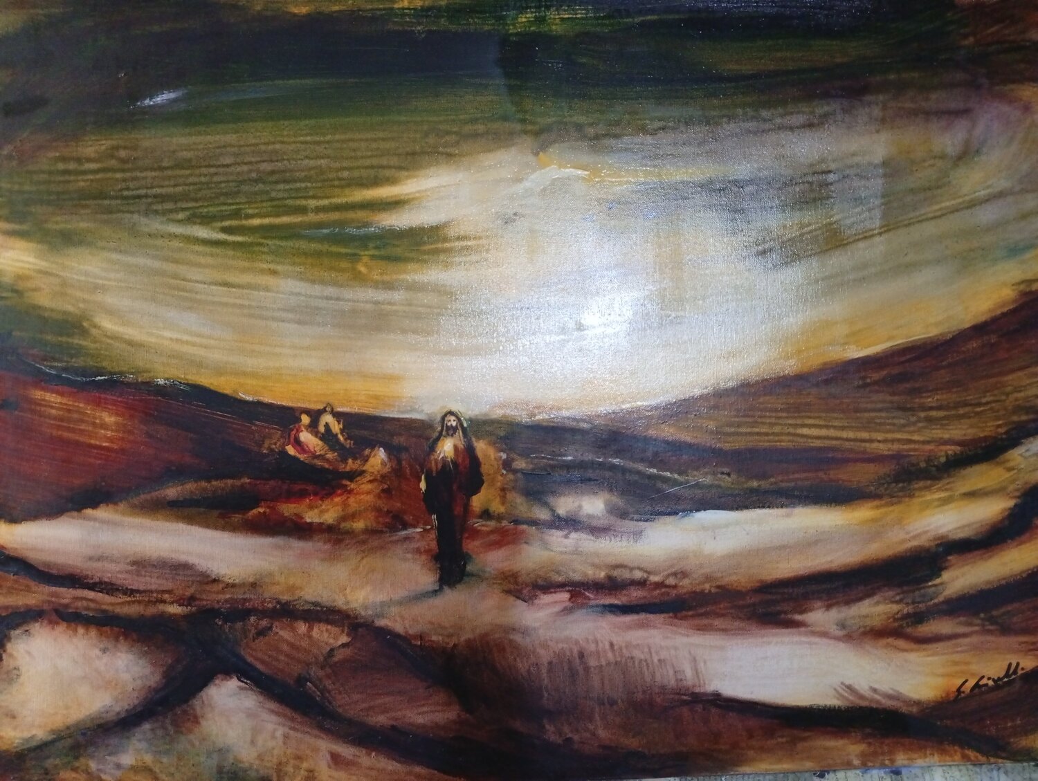 KRYSTOS Giancarlo Siniscalchi Original painting for sale