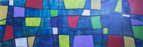 FLYING CARPETS - TAPIS VOLANTS by Marc Laffolay, Painting for Sale on Select