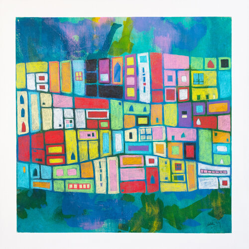 A SWEET CITY by Marc Laffolay, Painting for Sale on Select