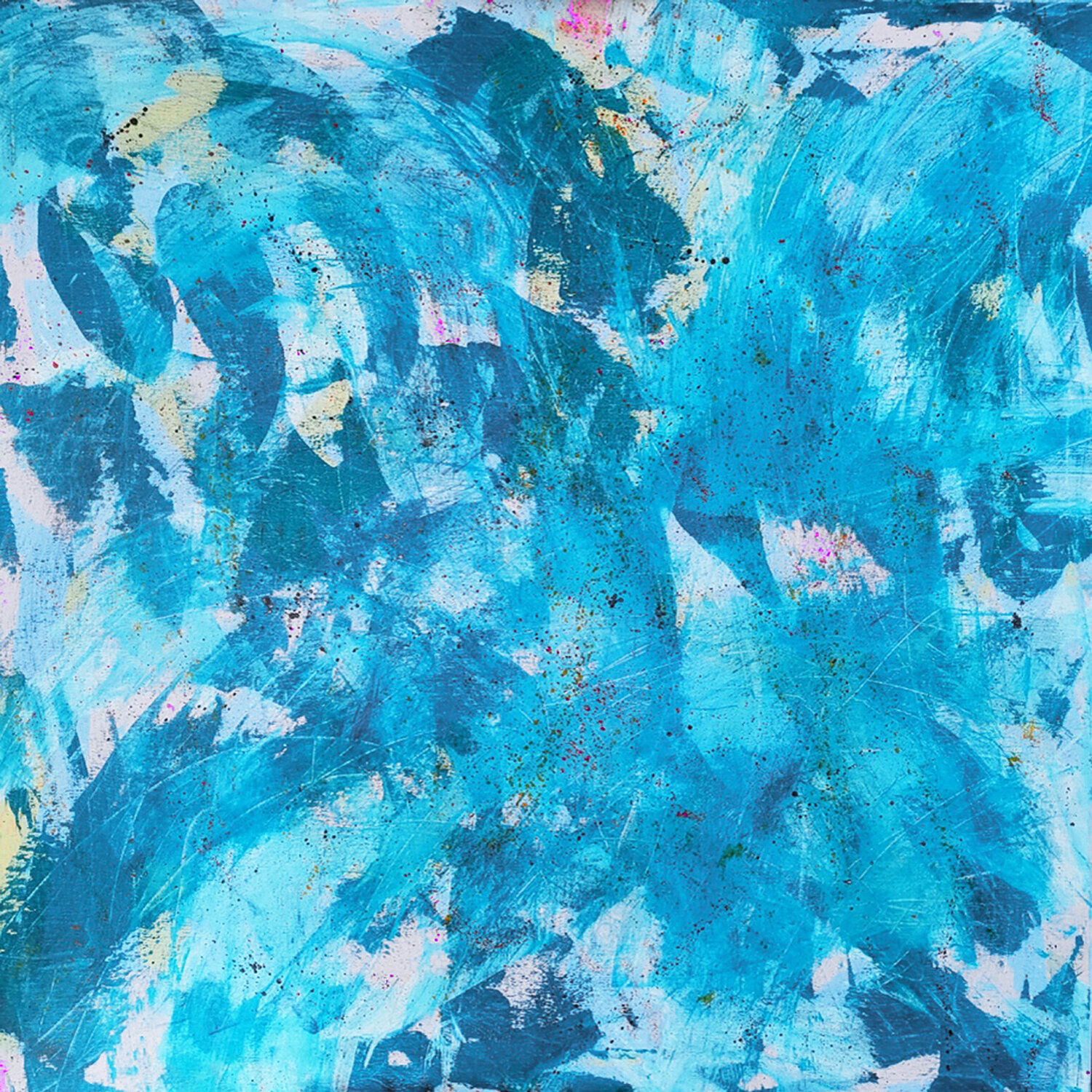 BLUE TOMORROWS Marc Laffolay Original painting for sale