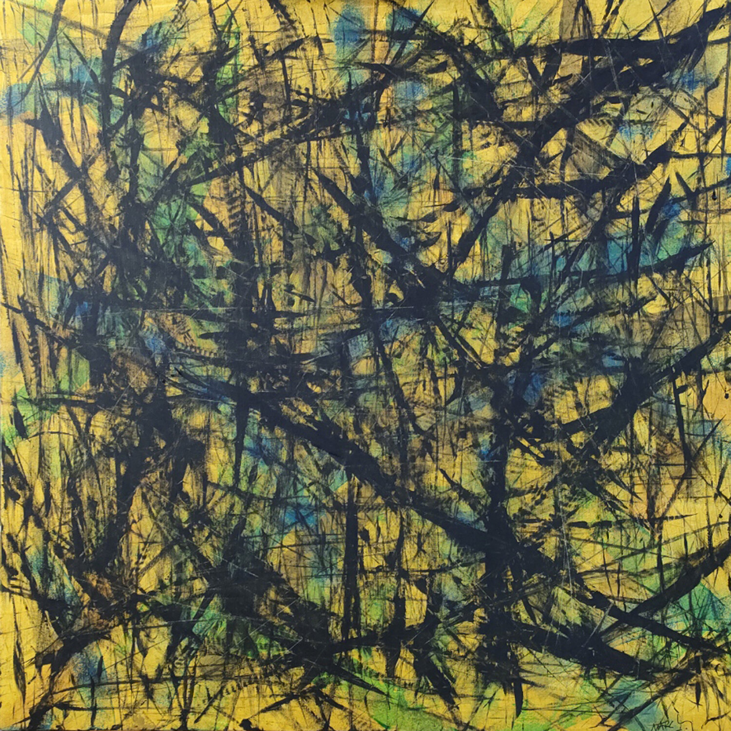ARBRES - TREES Marc Laffolay Original painting for sale