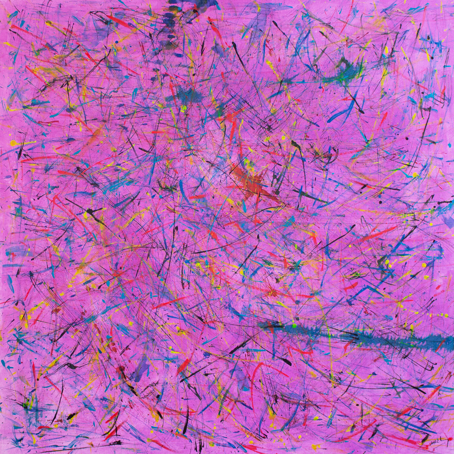 THE GOLFER Marc Laffolay Original painting for sale