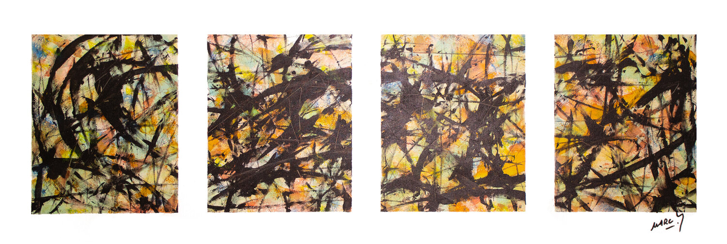 FRAGMENTS Marc Laffolay Original painting for sale