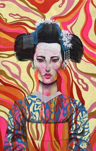Sumiko by Mario Chumpitazi, Painting for Sale on Select