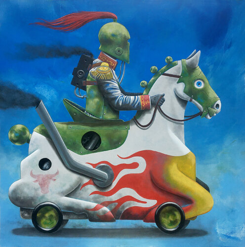 Castigador by Mario Chumpitazi, Painting for Sale on Select