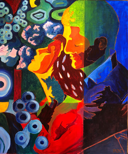 Tendresse by Odile Pinto-Corbin, Painting for Sale on Select
