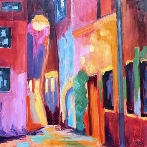 Embrasement by Odile Pinto-Corbin, Painting for Sale on Select